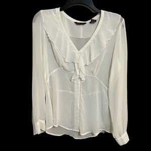 New York & Company Sheer Women's Blouse